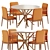 Versatile Dining Set 108 3D model small image 4