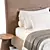 Elegant Helen Bed in Millimeters 3D model small image 3
