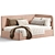 Roxy Sofa-Bed: Stylish Compact Multifunctional 3D model small image 2