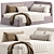 Roxy Sofa-Bed: Stylish Compact Multifunctional 3D model small image 3