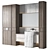  Modern Bathroom Furniture Set 3D model small image 3