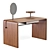 Butter Toiletta Writing Desk 3D model small image 1