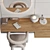 Contemporary Work Station Design 3D model small image 5