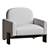 Elegant Sakura Armchair, Exceptional Quality 3D model small image 4