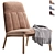 Modern Design Essie Armchair 3D Model 3D model small image 1