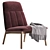 Modern Design Essie Armchair 3D Model 3D model small image 2