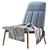 Modern Design Essie Armchair 3D Model 3D model small image 4