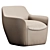 Stylish Bonaldo Kitai Chair 3D model small image 3