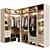 Modern Wardrobe Model 229 3D model small image 1