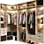Modern Wardrobe Model 229 3D model small image 2
