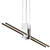 Sleek Contemporary Linear LED Pendant 3D model small image 6