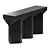 Modern Carmen Console Table: 3D Model 3D model small image 4