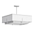 Imperium Loft MAYA Ceiling Chandelier 3D model small image 2