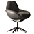 Elegant Roche Bobois Desk Chair 3D model small image 2