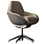 Elegant Roche Bobois Desk Chair 3D model small image 5