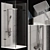 Sleek Corner Shower Unit 3D model small image 1