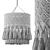 Boho Macrame Pendant Light 3D model small image 3