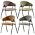 Collins Velvet Grey Chair 3D model small image 3