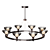 WOLFGANG 8 Ceiling Chandelier, Unique 3D model small image 2