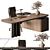 Executive Office Desk - Premium Design 3D model small image 2