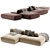 Luxurious Royalty Sectional Sofa 2022 3D model small image 4