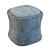 Elegant Leather Pouf by Durame 3D model small image 9