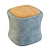 Elegant Leather Pouf by Durame 3D model small image 10