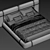 Title: Luzaro Factory Bed 3D model small image 6