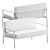 Modern Chic Sofa Set 3D model small image 4