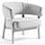 Stylish Juno Chair: Modern Comfort 3D model small image 3