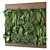 Wooden Base Indoor Vertical Garden 3D model small image 1