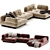 LUZARO Sofa Safe: Stylish & Secure 3D model small image 3