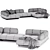  LUZARO Sofa Safe: Stylish & Secure 3D model small image 4