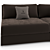 Luxury Trussardi Maryl Sofa 3D model small image 7