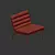 Elegant Sabaitalia Pan Flute Armchair 3D model small image 5