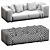 B&B Italia Dambodue Sofa: Contemporary Elegance 3D model small image 4