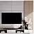 Modern TV Wall Mount Stand 3D model small image 4