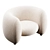 Luxury Comfort Chair "CINNAMON 3D model small image 1