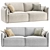 Olen Sofa - 225x125x88 cm 3D model small image 1