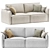 Olen Sofa - 225x125x88 cm 3D model small image 2