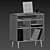 Vinyl Records Rack Display Stand 3D model small image 8