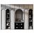 Custom Wardrobe Furniture Composition 3D model small image 3