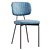 Elegant Hanna Velvet Chair 3D model small image 2