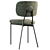 Elegant Hanna Velvet Chair 3D model small image 5