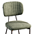 Elegant Hanna Velvet Chair 3D model small image 6