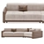 Penelope Fold-Out Sofa Bed 3D model small image 4