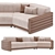 Penelope Fold-Out Sofa Bed 3D model small image 12