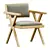 Elegant Desi Wide Armchair Model 3D model small image 2