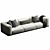 Elegant B&B Italia Sofa 3D model small image 2