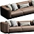 Elegant B&B Italia Sofa 3D model small image 7